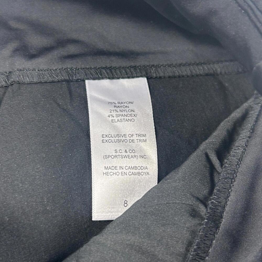 Eileen Fisher Black Wide Leg Casual Pants - Picture 6 of 12